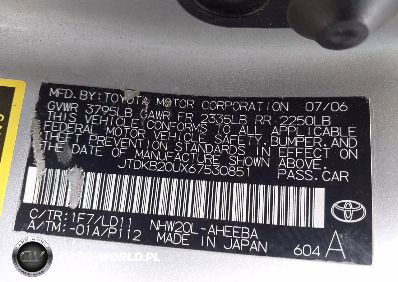 2006 Toyota Prius VIN:JTDKB20UX67530851 - 9