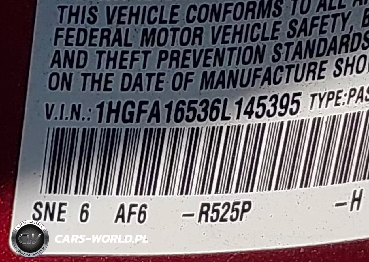 2006 Honda Civic Lx VIN:1HGFA16536L145395 - 9