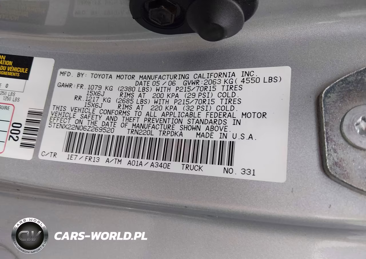 2006 Toyota Tacoma VIN:5TENX22N06Z269520 - 9
