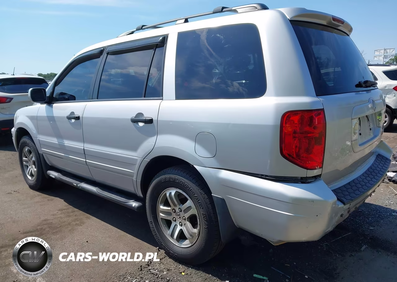 2004 Honda Pilot Ex-L VIN:2HKYF18534H504381 - 3