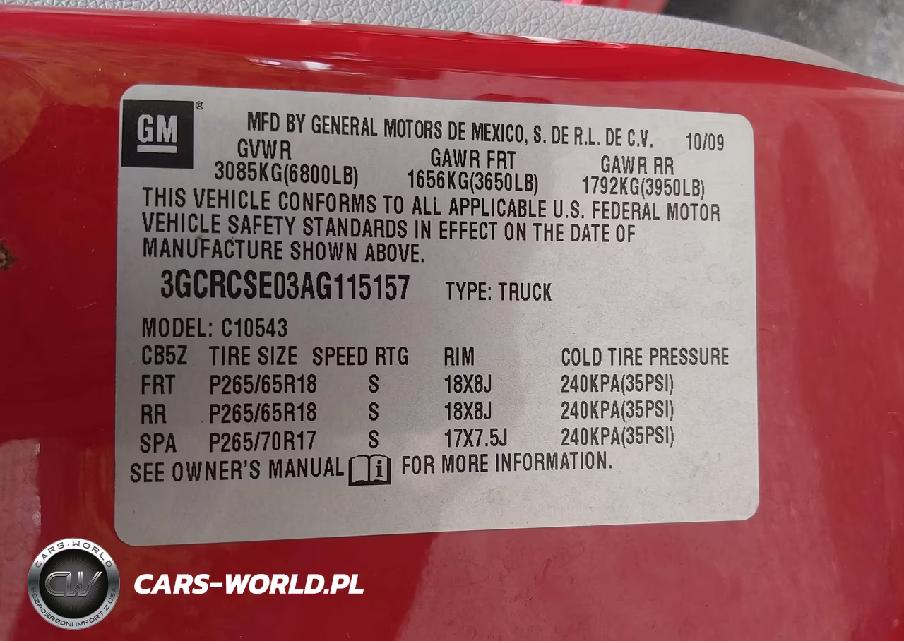 2010 Chevrolet Silverado 1500 Lt VIN:3GCRCSE03AG115157 - 9