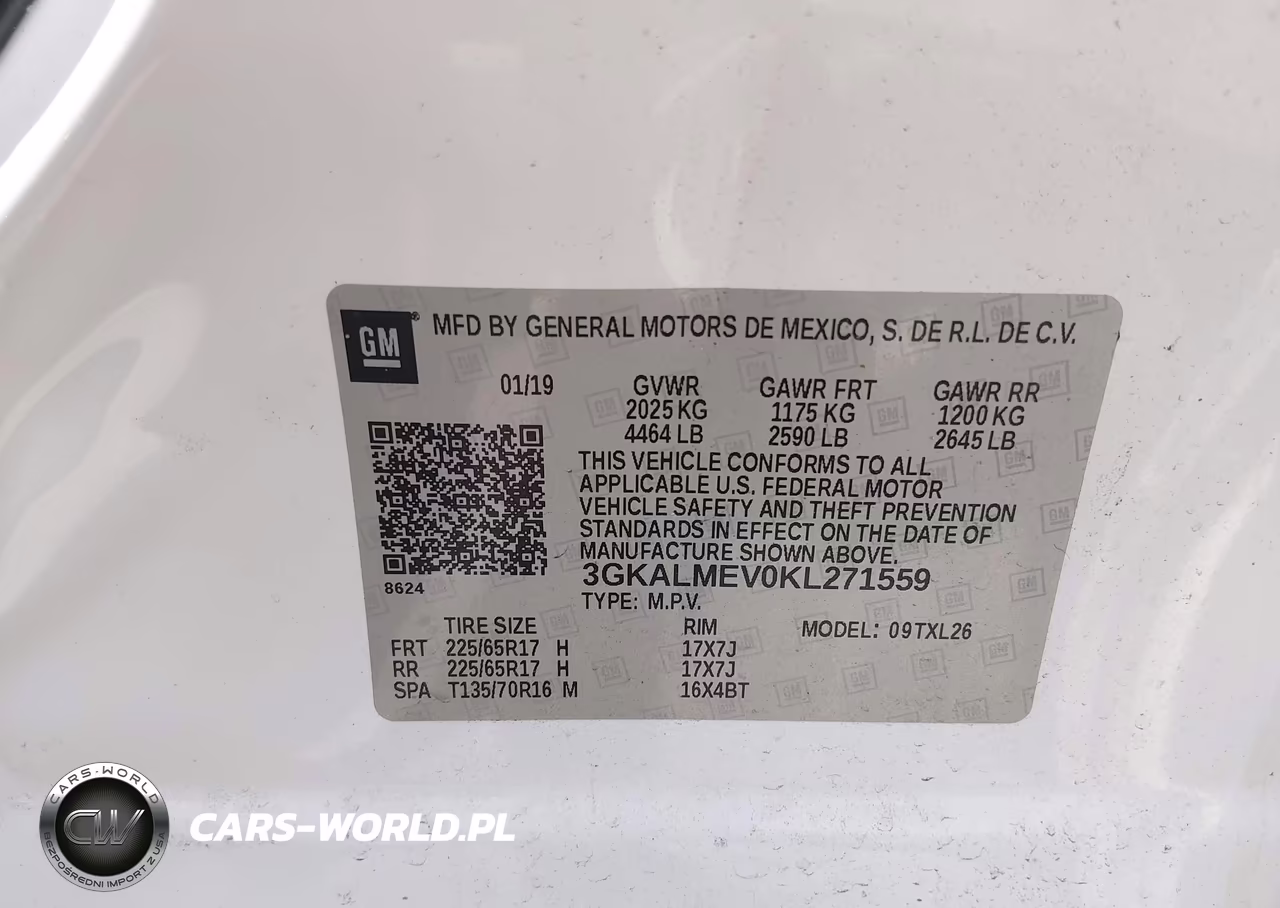 2019 GMC Terrain Sle VIN:3GKALMEV0KL271559 - 9