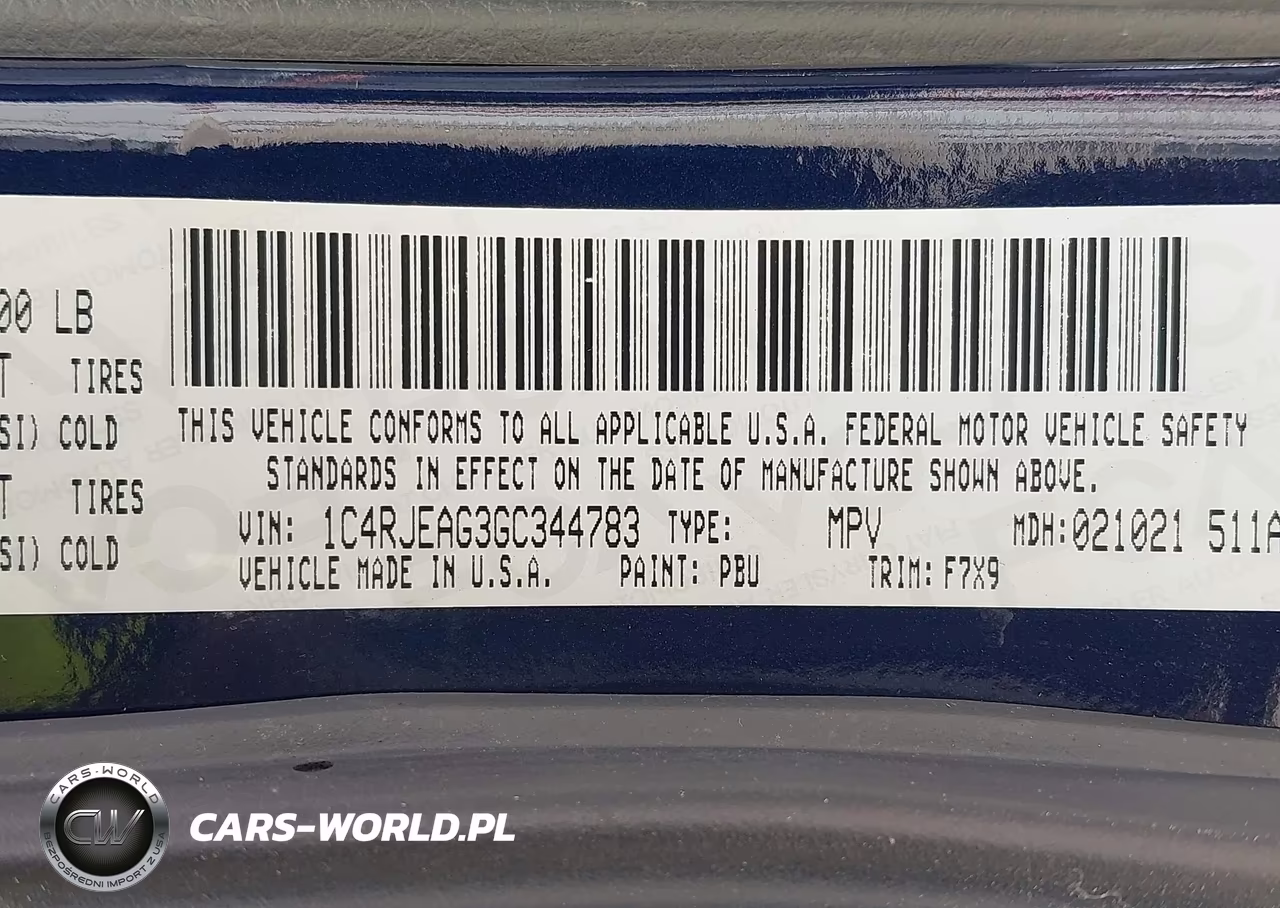 2016 Jeep Grand Cherokee Laredo VIN:1C4RJEAG3GC344783 - 9