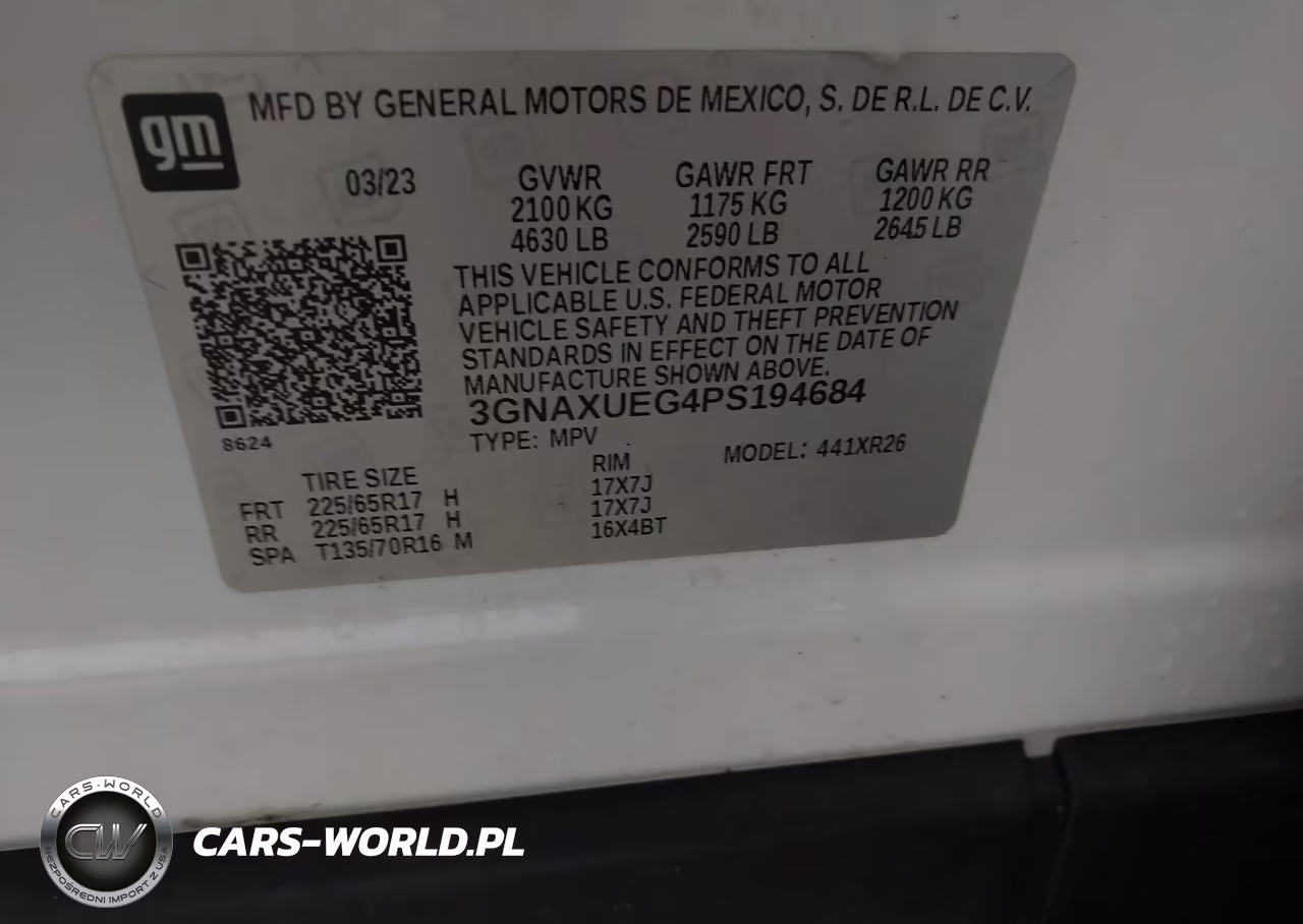 2023 Chevrolet Equinox Awd Lt VIN:3GNAXUEG4PS194684 - 9