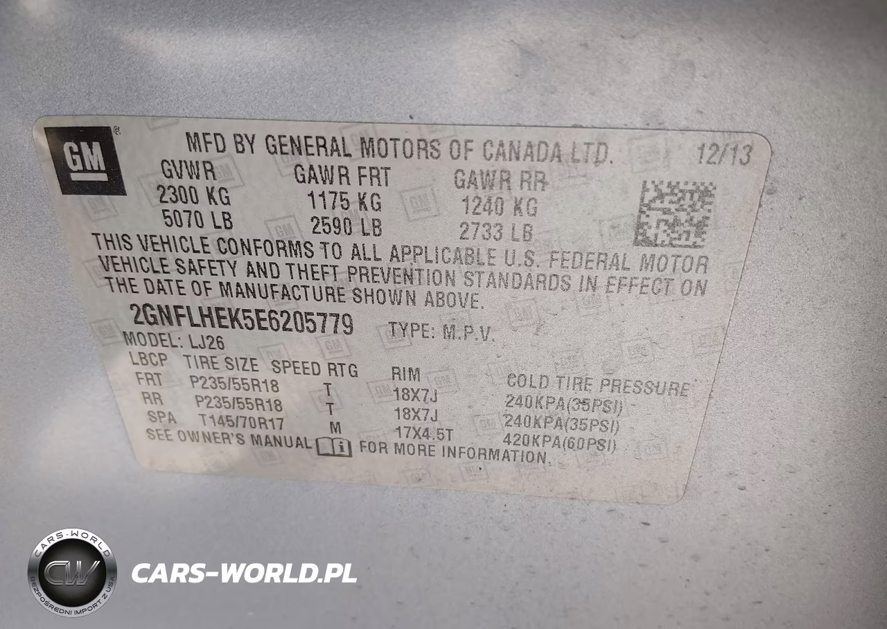 2014 Chevrolet Equinox Ltz VIN:2GNFLHEK5E6205779 - 9
