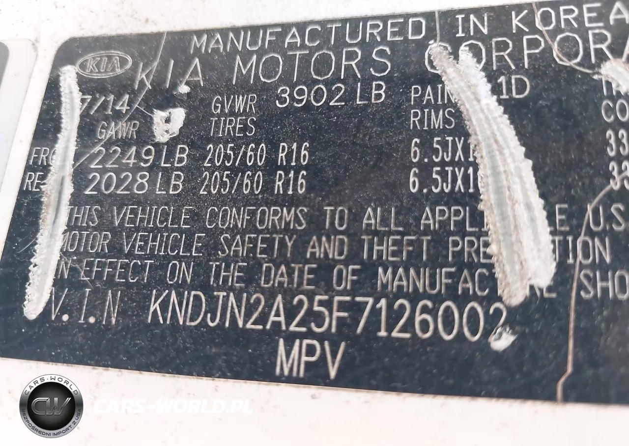 2015 Kia Soul VIN:KNDJN2A25F7126002 - 9