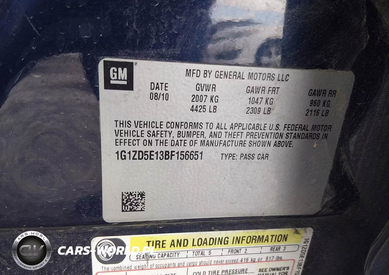 2011 Chevrolet Malibu 2Lt VIN:1G1ZD5E13BF156651 - 9