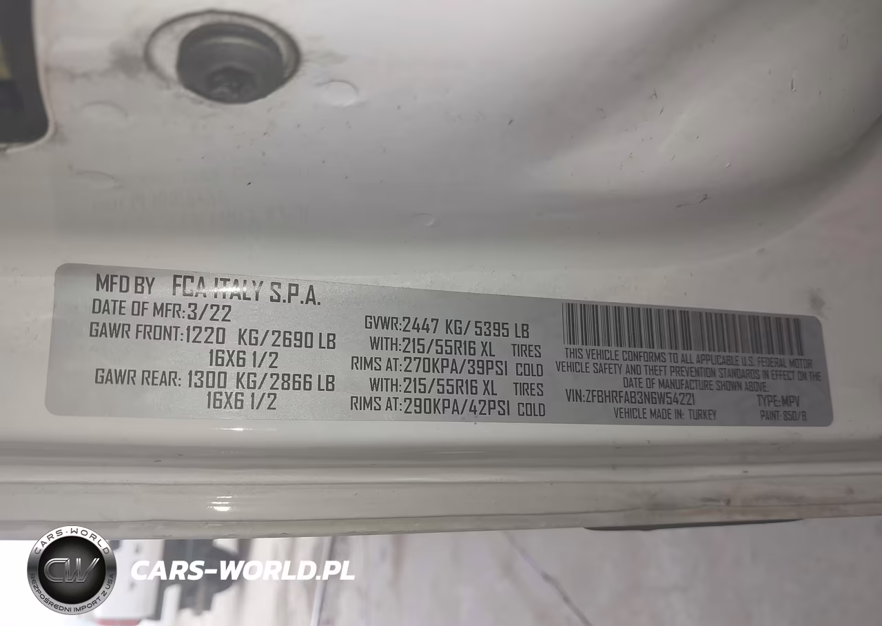 2022 Ram Promaster City Cargo Van VIN:ZFBHRFAB3N6W54221 - 9