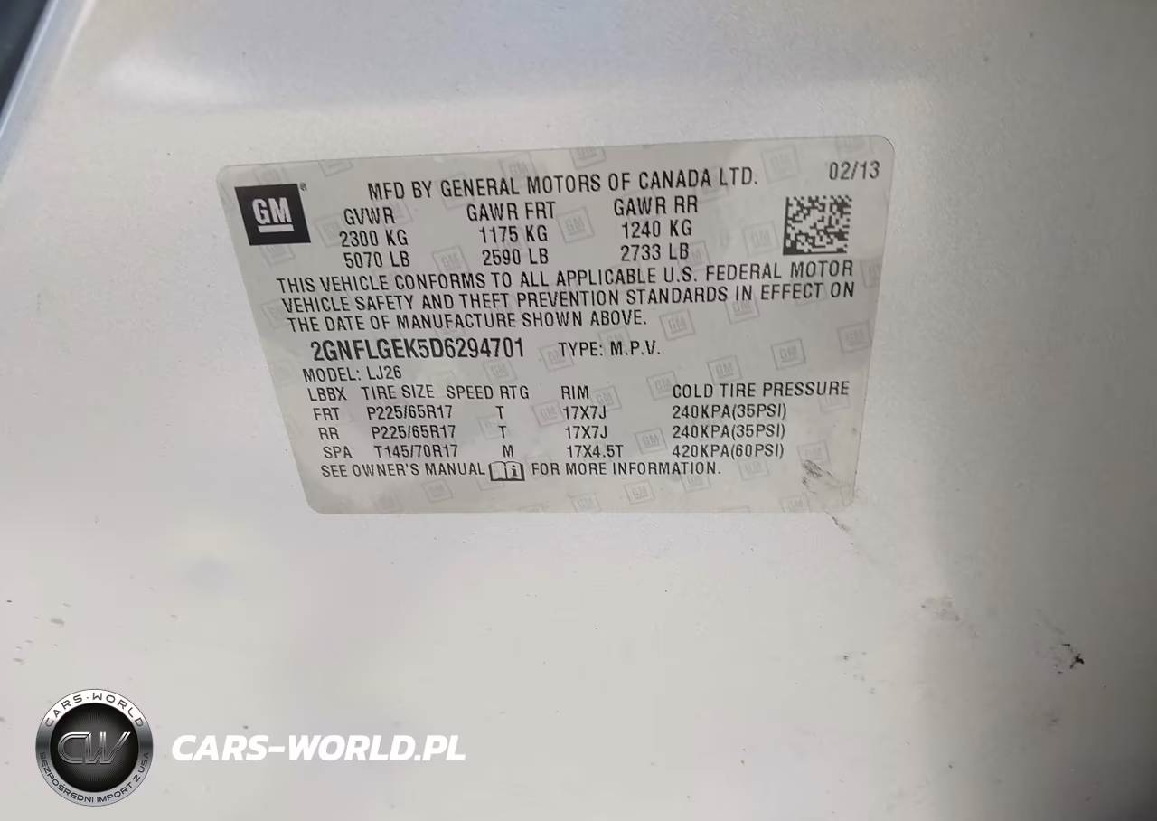 2013 Chevrolet Equinox Ltz VIN:2GNFLGEK5D6294701 - 9