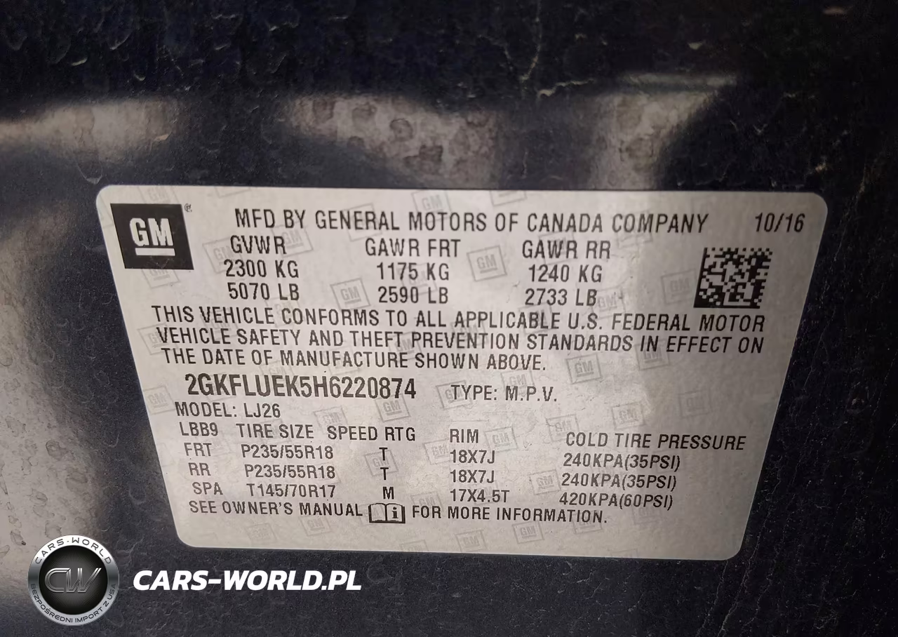 2017 GMC Terrain Slt VIN:2GKFLUEK5H6220874 - 9