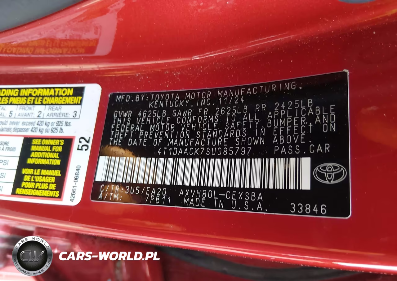 2025 Toyota Camry Se VIN:4T1DAACK7SU085797 - 9