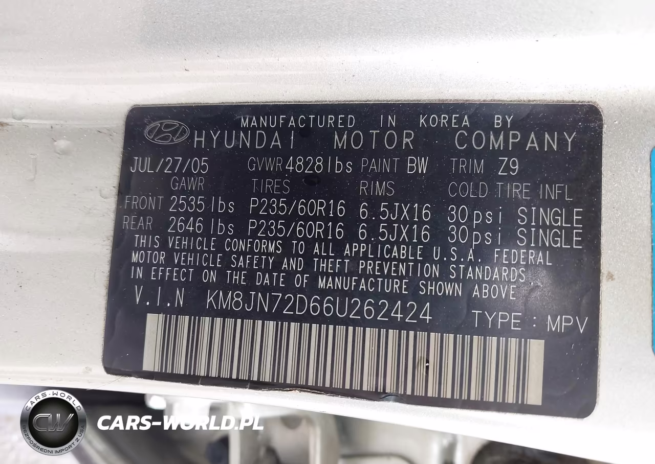 2006 Hyundai Tucson Gls-Limited VIN:KM8JN72D66U262424 - 9