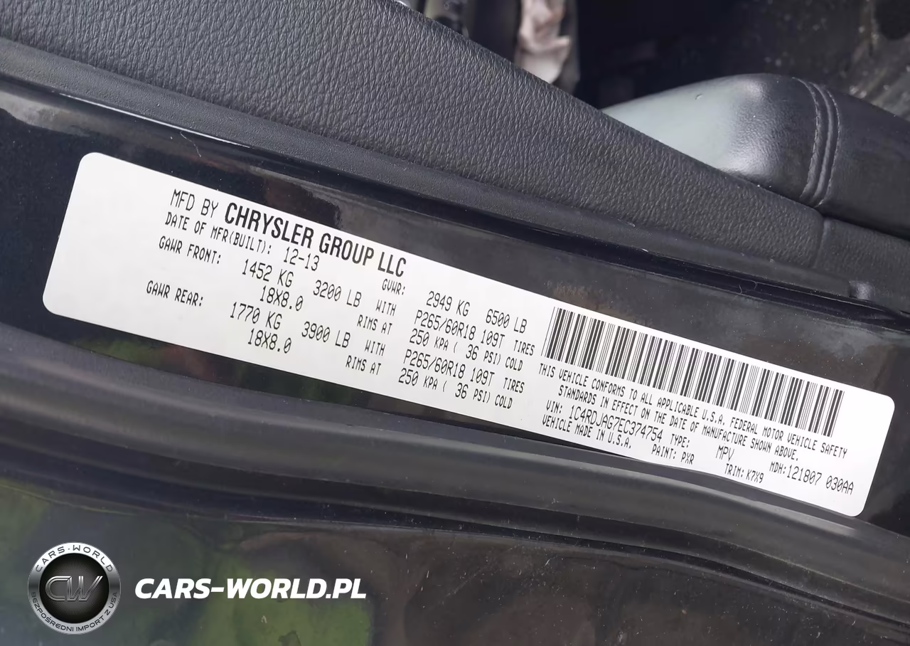 2014 Dodge Durango Sxt VIN:1C4RDJAG7EC374754 - 9