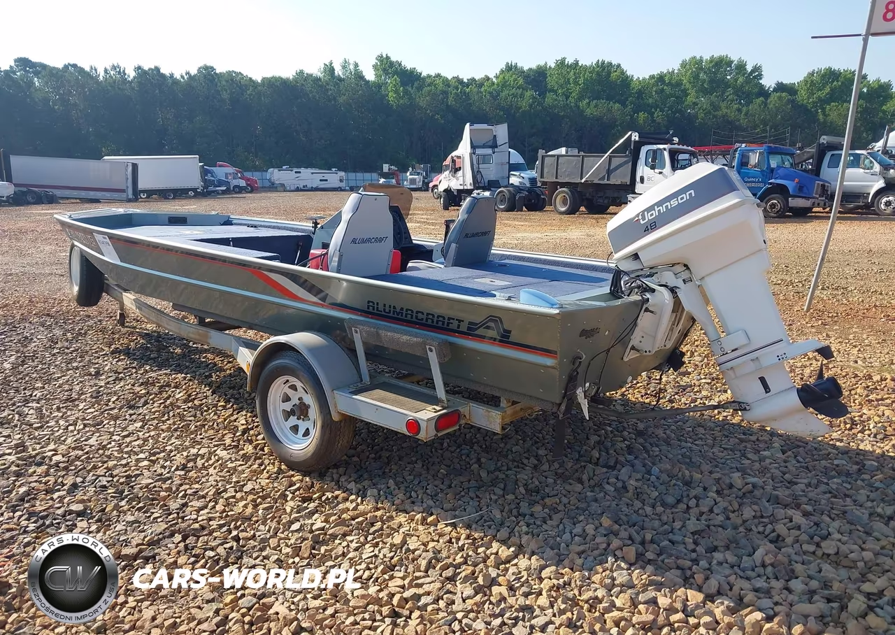 1989 Alumacraft 17 8" Motor Boat W- VIN:ACBU7113B989 - 3