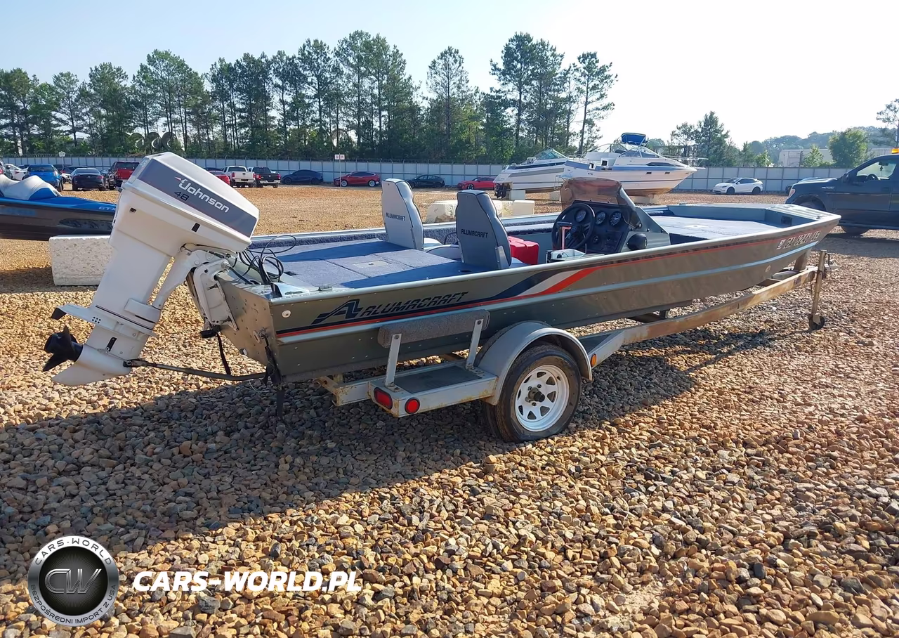 1989 Alumacraft 17 8" Motor Boat W- VIN:ACBU7113B989 - 4
