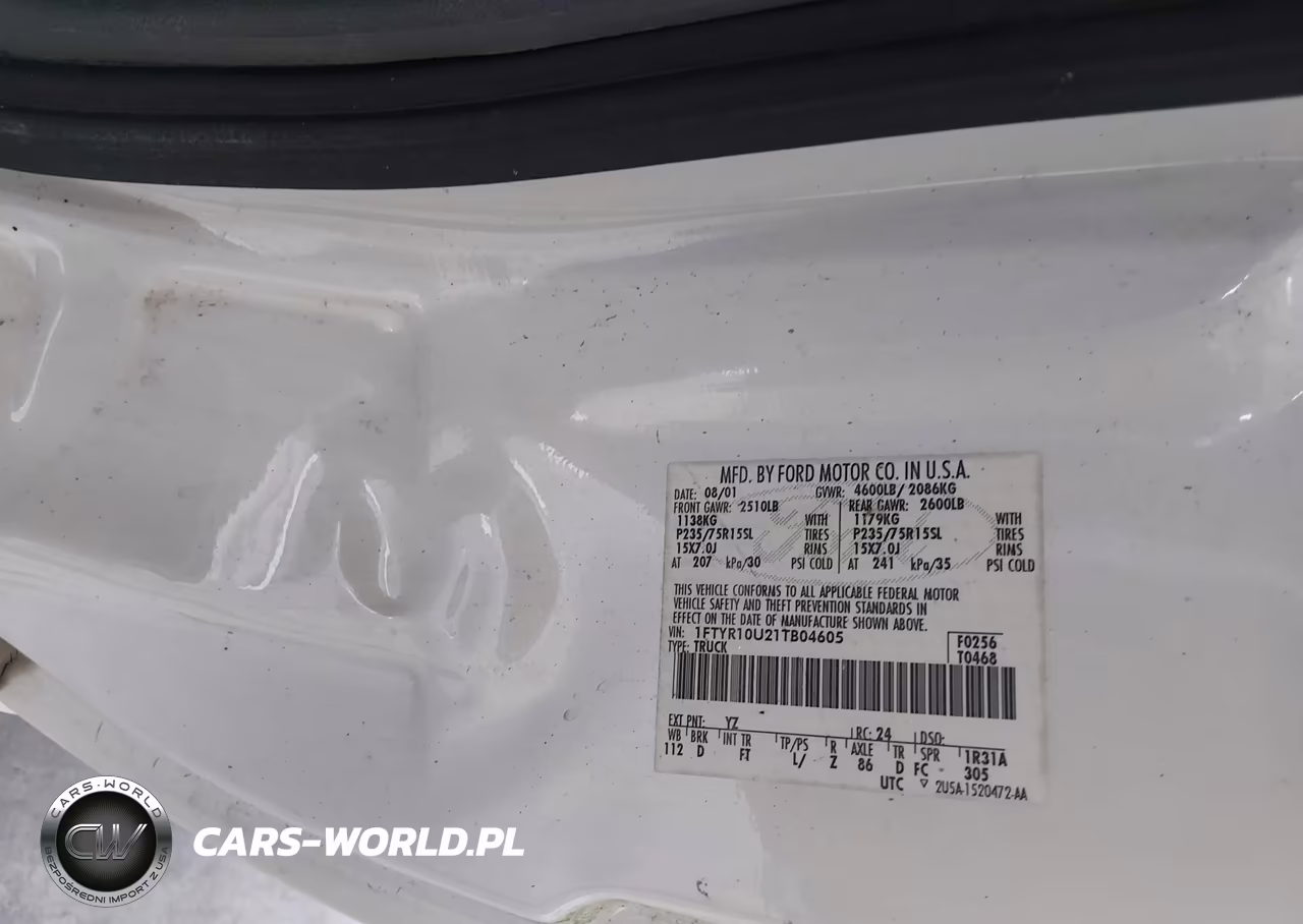 2001 Ford Ranger Edge-Xl-Xlt VIN:1FTYR10U21TB04605 - 9