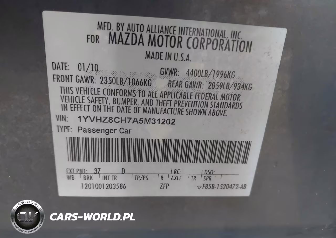 2010 Mazda Mazda6 I Touring VIN:1YVHZ8CH7A5M31202 - 9