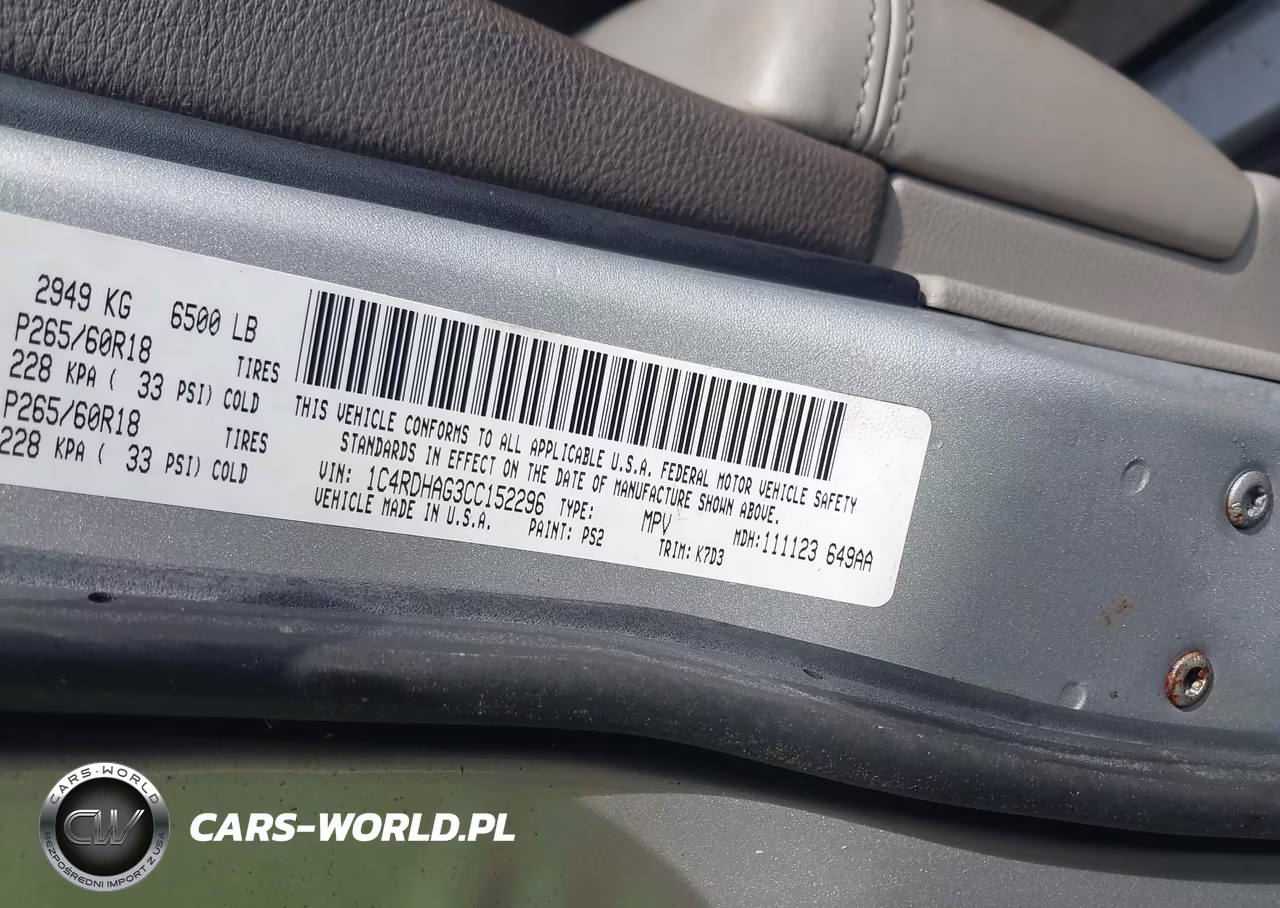 2012 Dodge Durango Sxt VIN:1C4RDHAG3CC152296 - 9