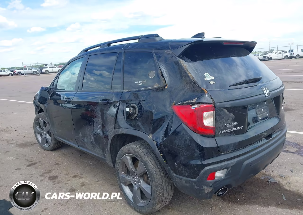 2021 Honda Passport Awd Touring VIN:5FNYF8H96MB041047 - 3