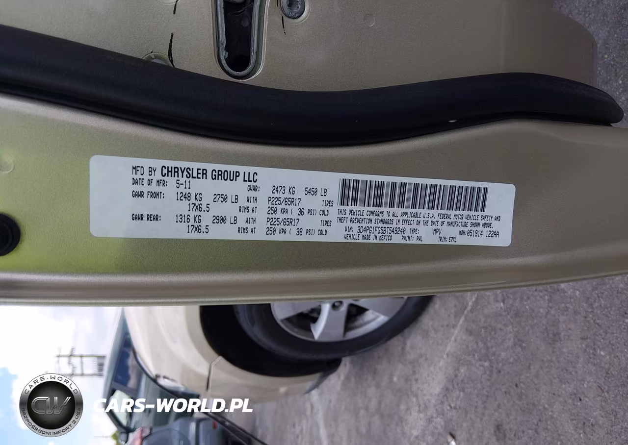 2011 Dodge Journey Mainstreet VIN:3D4PG1FG5BT549240 - 9
