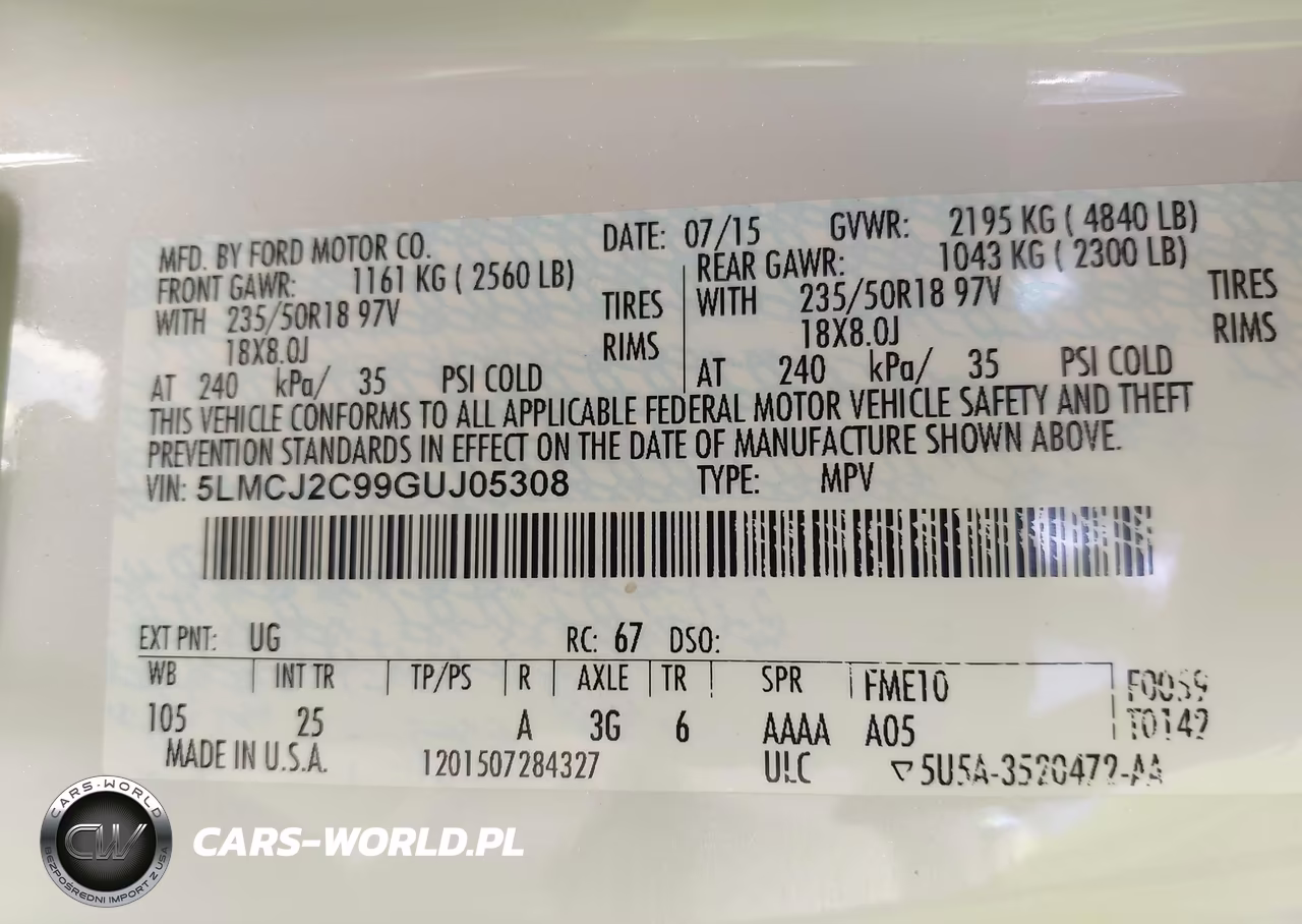 2016 Lincoln Mkc Select VIN:5LMCJ2C99GUJ05308 - 9