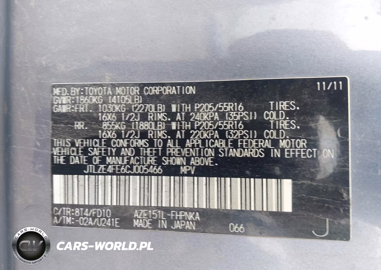 2012 Scion Xb VIN:JTLZE4FE6CJ005466 - 9