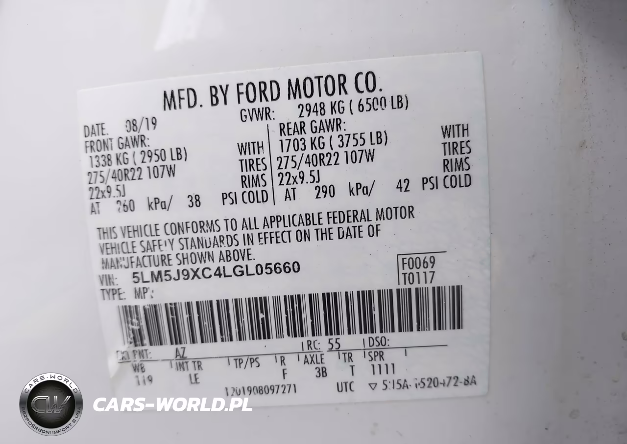 2020 Lincoln Aviator Black Label VIN:5LM5J9XC4LGL05660 - 9