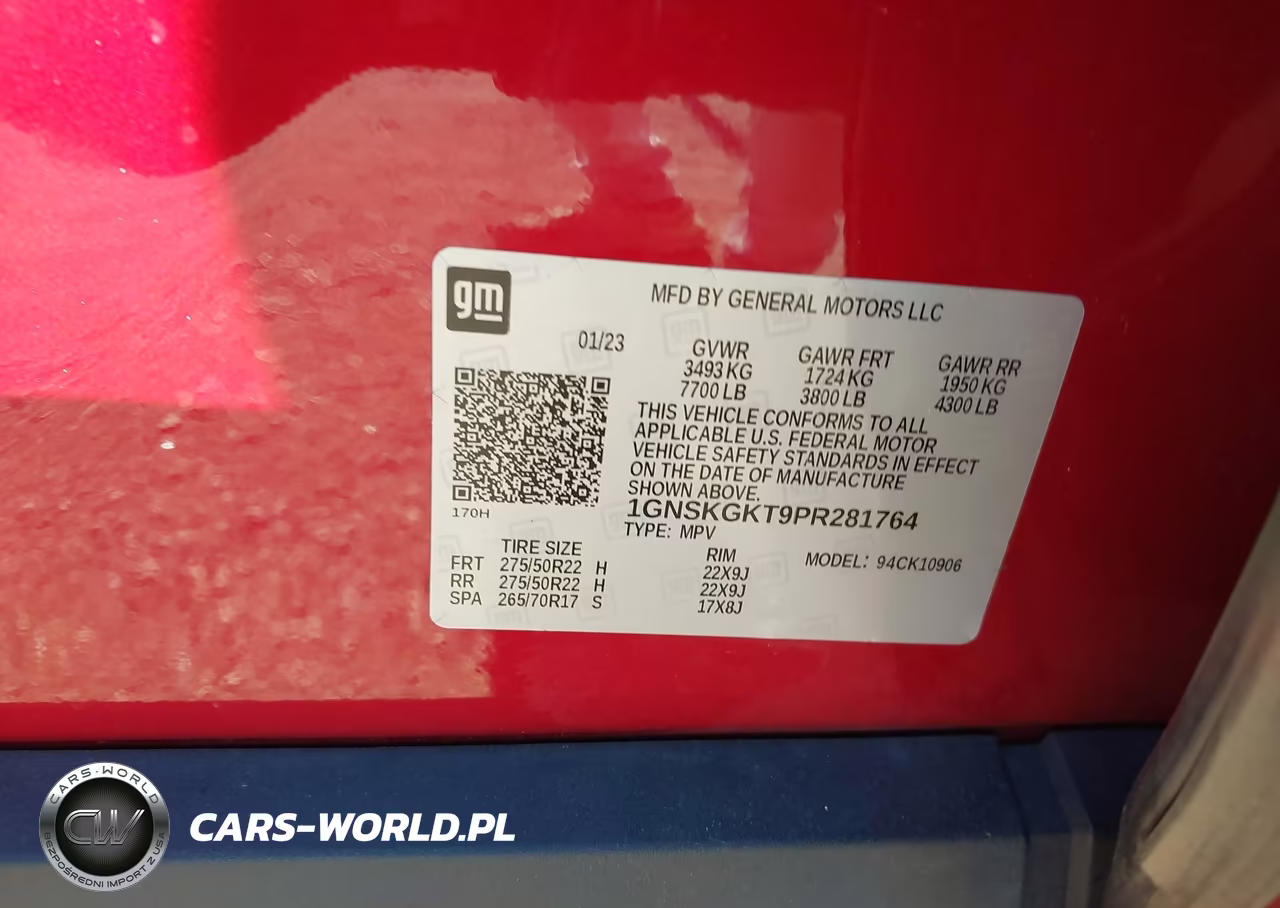 2023 Chevrolet Suburban 4Wd High Country VIN:1GNSKGKT9PR281764 - 9
