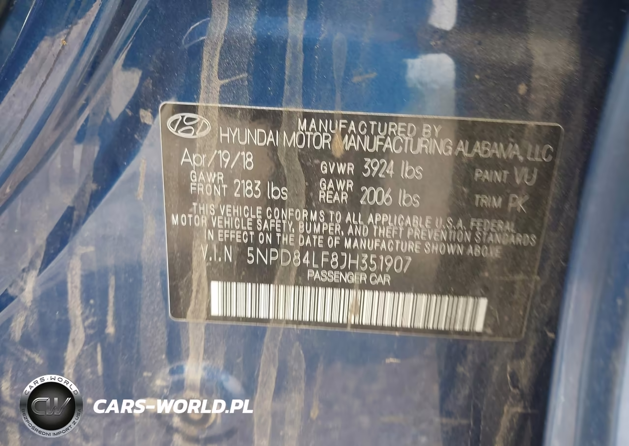 2018 Hyundai Elantra Sel VIN:5NPD84LF8JH351907 - 9