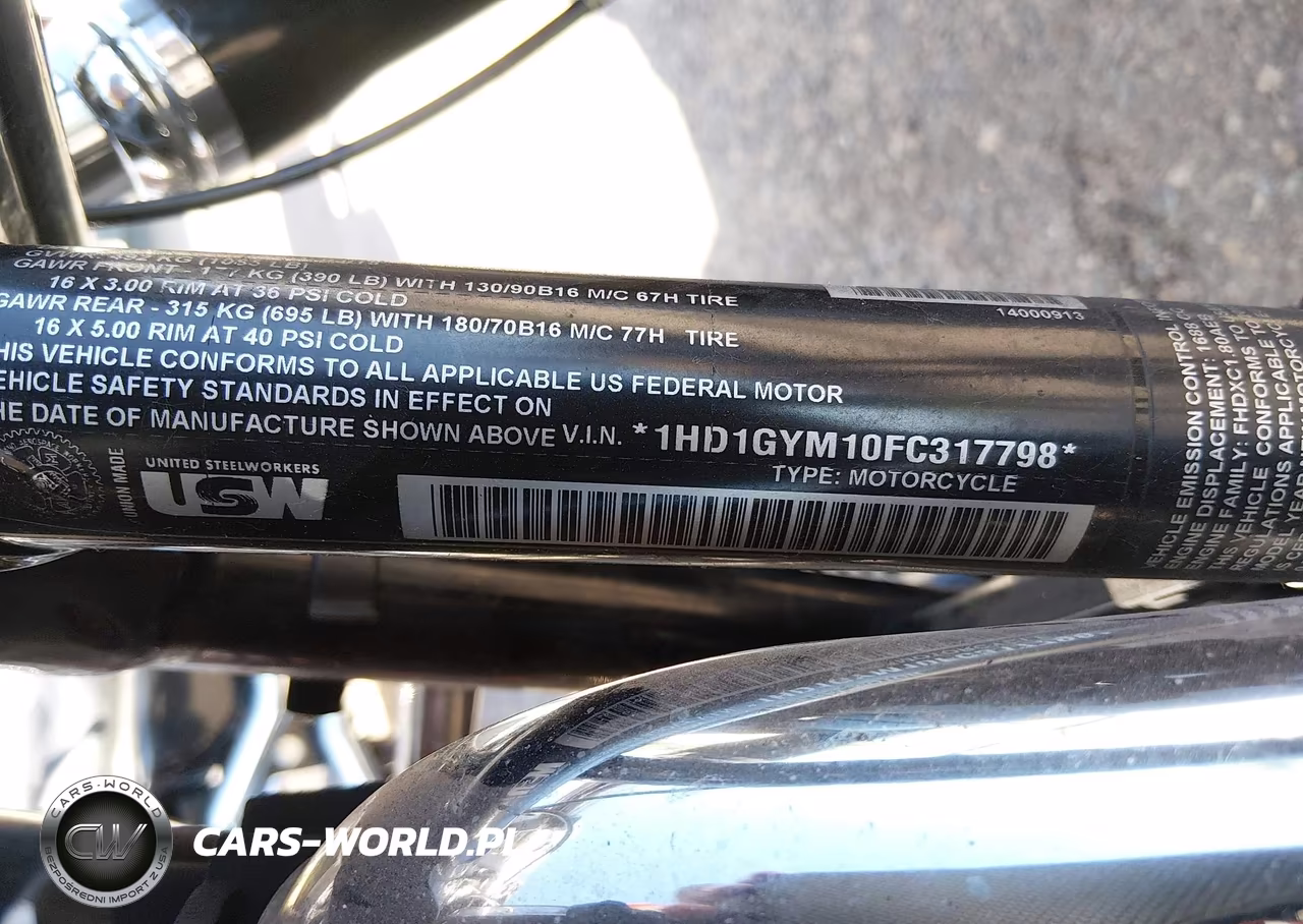 2015 Harley-Davidson Fxdf Dyna Fat Bob VIN:1HD1GYM10FC317798 - 10