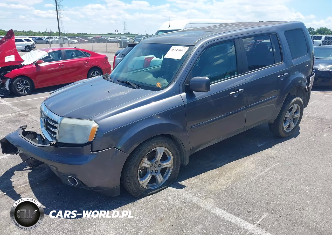 2014 Honda Pilot Ex-L VIN:5FNYF3H50EB011673 - 2