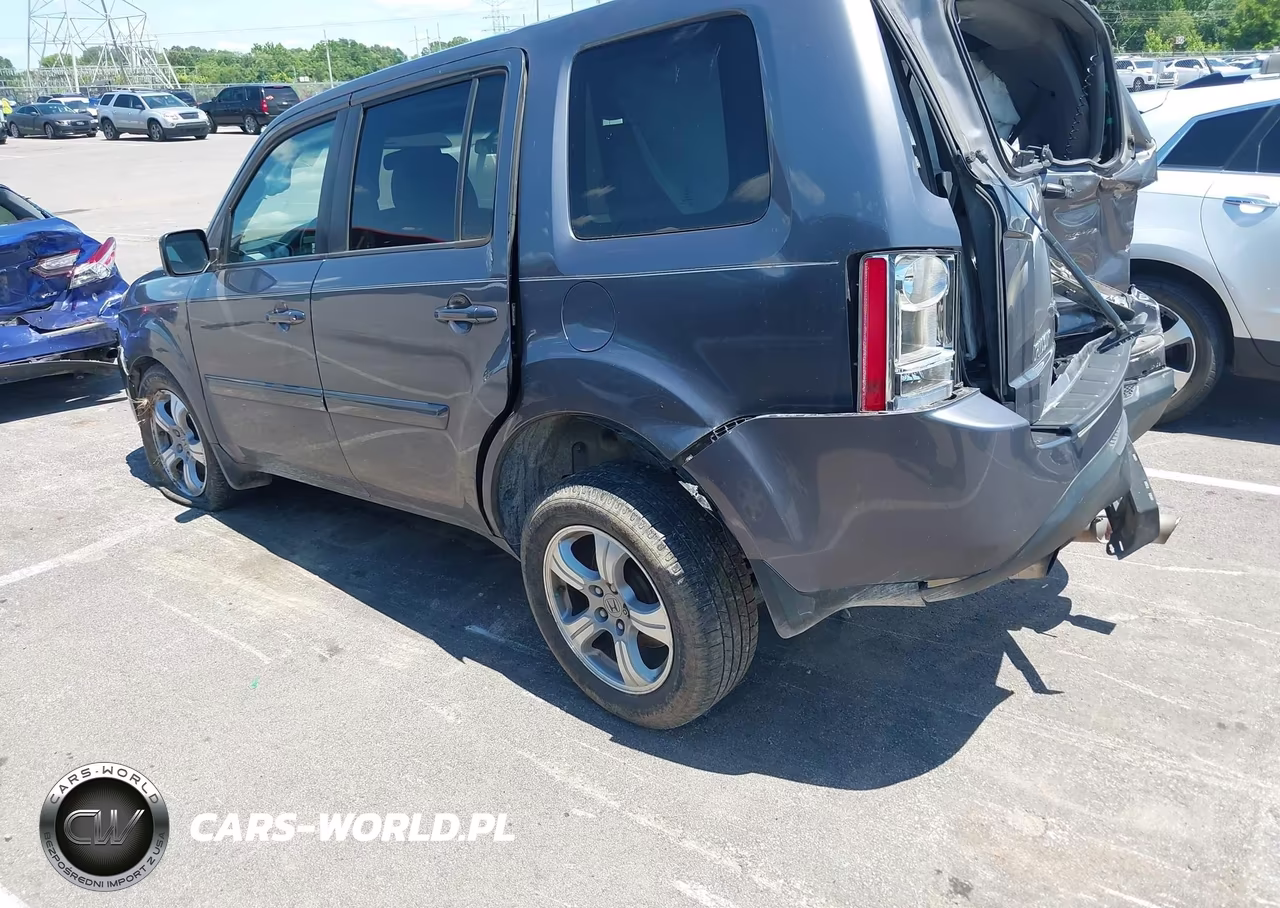 2014 Honda Pilot Ex-L VIN:5FNYF3H50EB011673 - 3