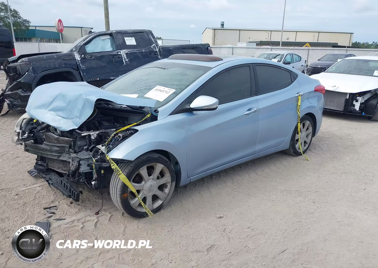 2012 Hyundai Elantra Limited (Ulsan Plant) VIN:KMHDH4AEXCU501661 - 2