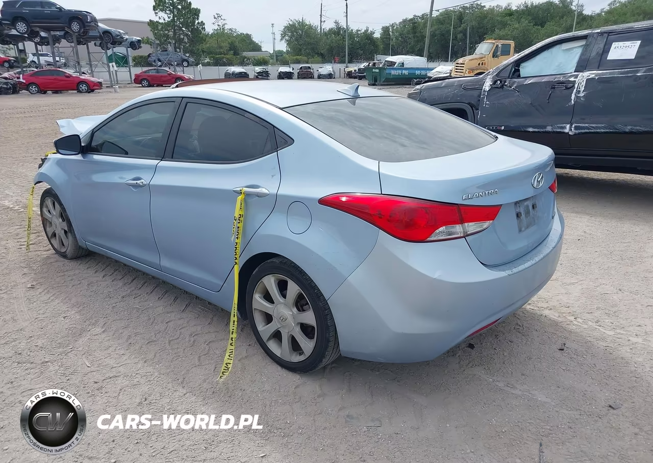 2012 Hyundai Elantra Limited (Ulsan Plant) VIN:KMHDH4AEXCU501661 - 3