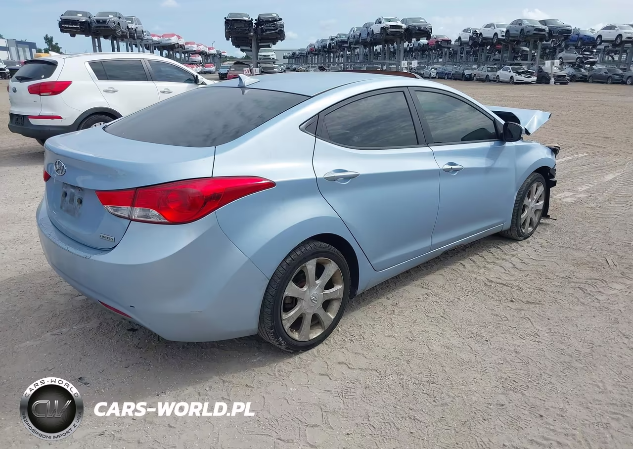 2012 Hyundai Elantra Limited (Ulsan Plant) VIN:KMHDH4AEXCU501661 - 4