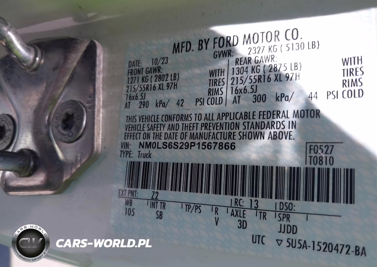 2023 Ford Transit Connect Xl VIN:NM0LS6S29P1567866 - 9