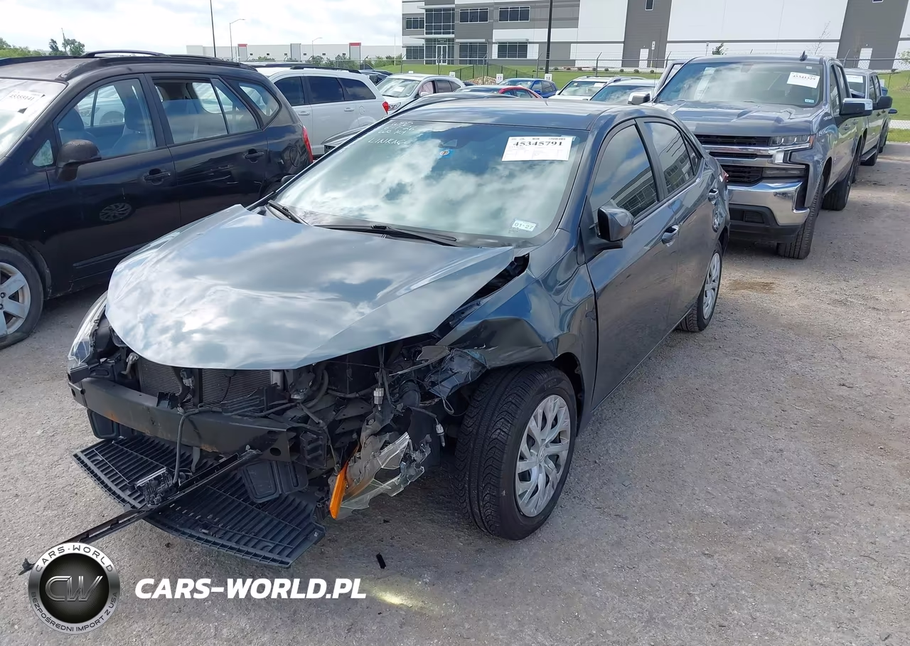 2019 Toyota Corolla Le VIN:5YFBURHE6KP887517 - 2