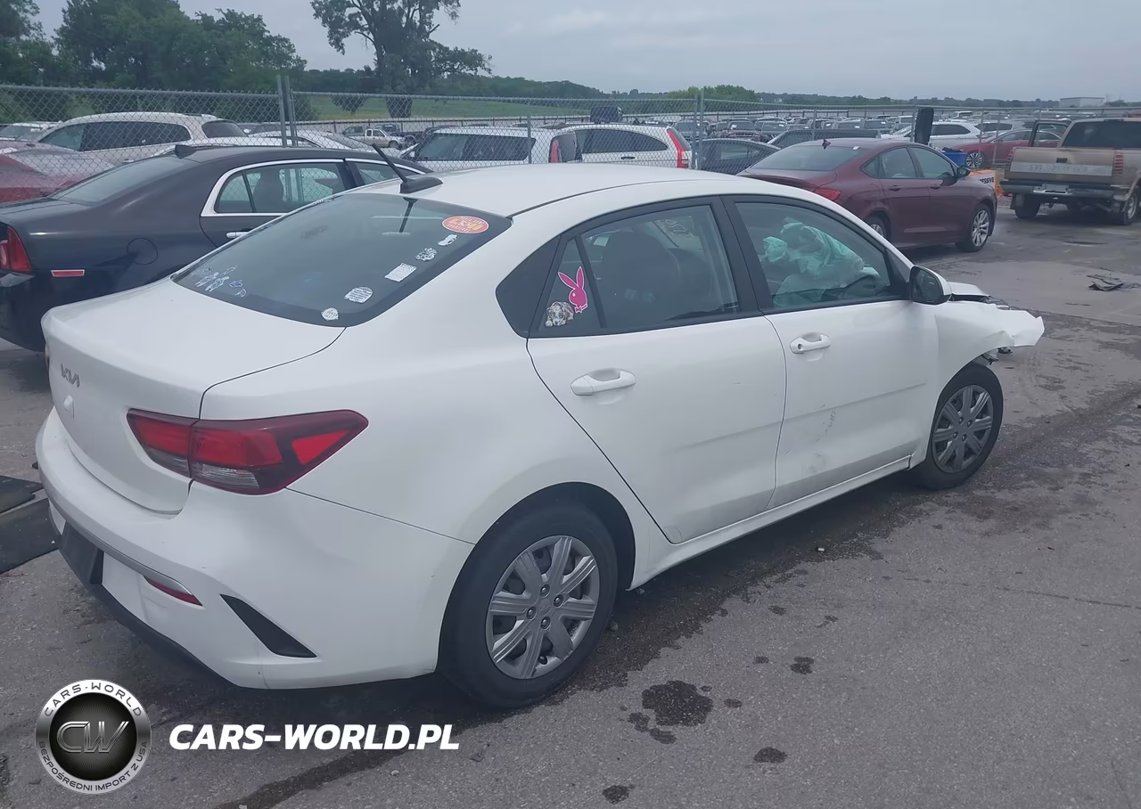 2022 Kia Rio Lx VIN:3KPA24AD3NE463644 - 4