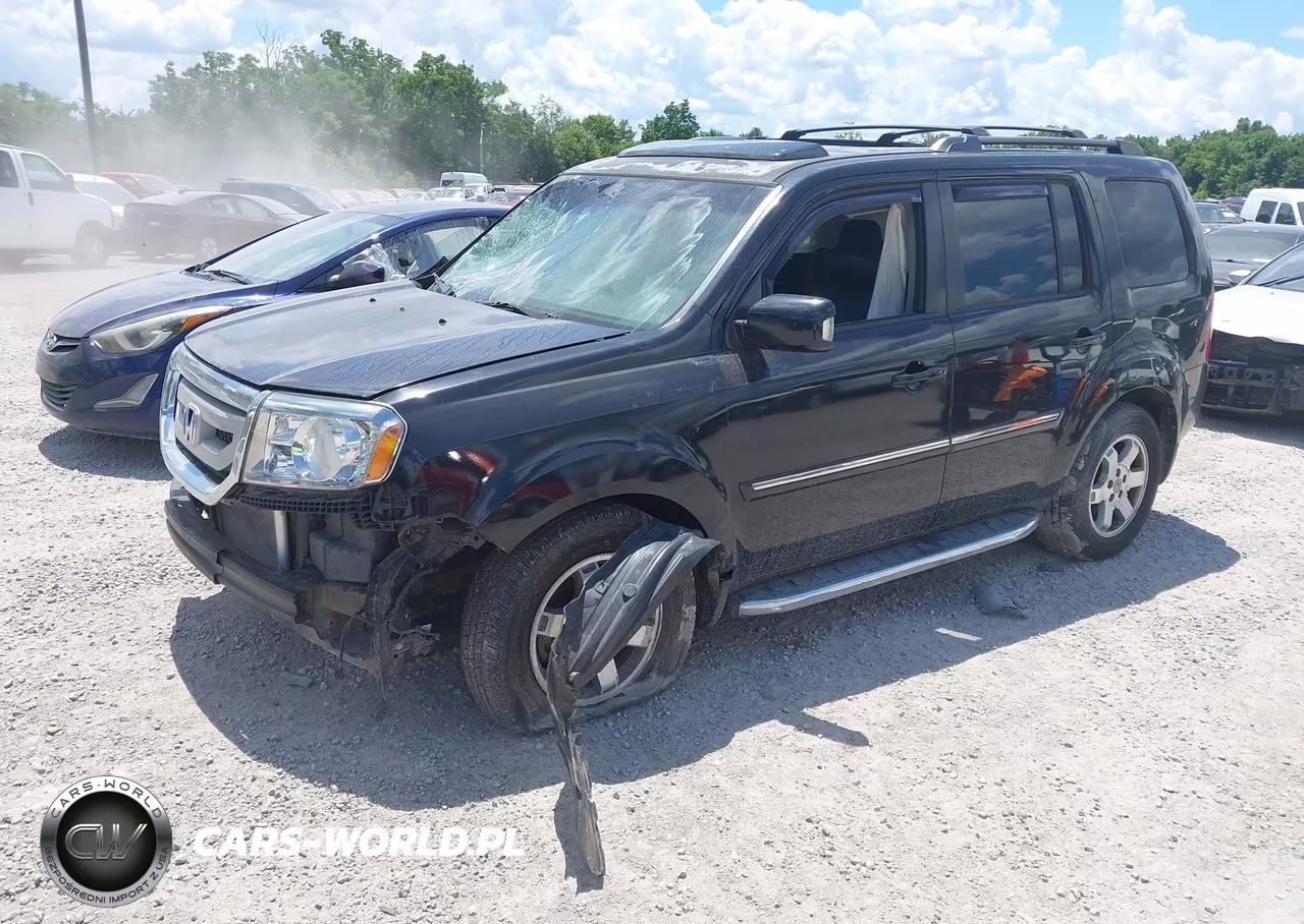 2010 Honda Pilot Touring VIN:5FNYF4H90AB020392 - 2