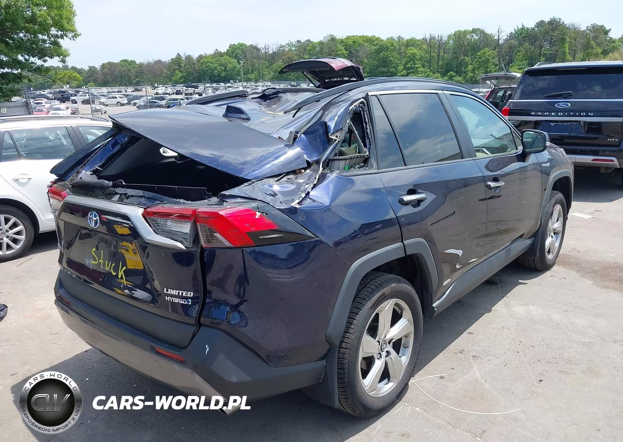 2019 Toyota Rav4 Hybrid Limited VIN:2T3DWRFV7KW017299 - 4