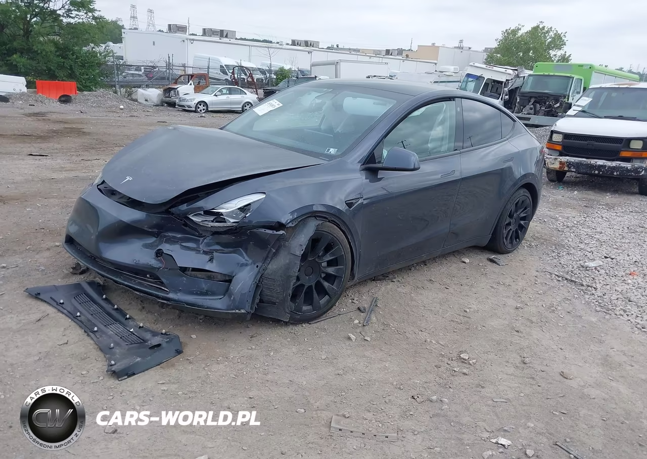 2021 Tesla Model Y Long Range Dual Motor All-Wheel Drive VIN:5YJYGDEE3MF251600 - 2