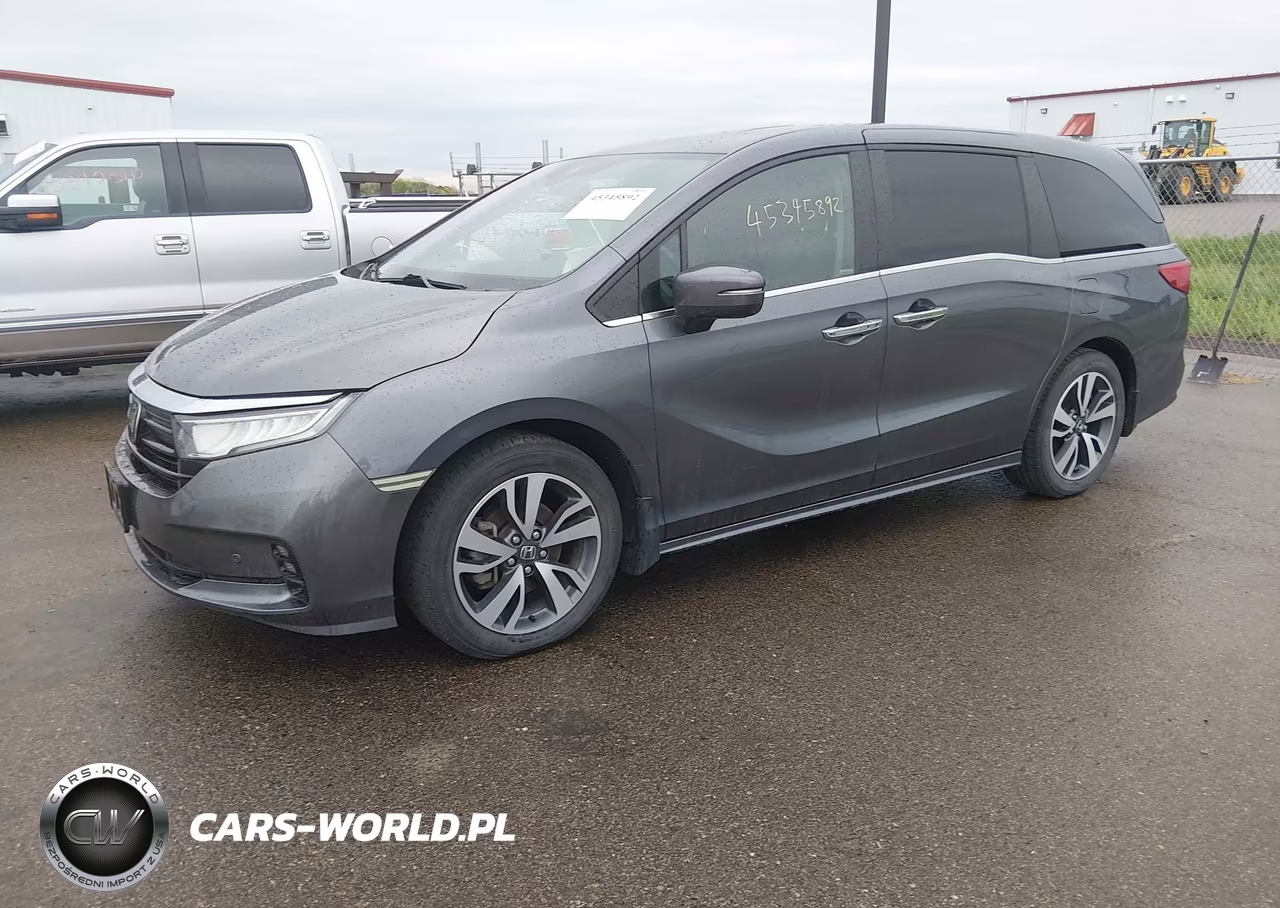 2022 Honda Odyssey Touring VIN:5FNRL6H88NB043795 - 2