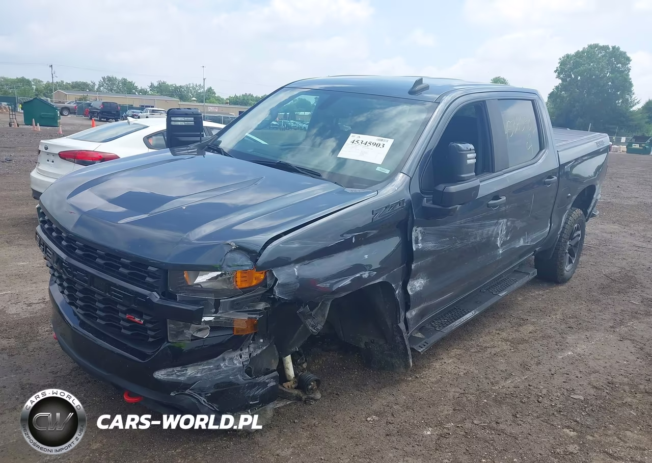 2021 Chevrolet Silverado 1500 4Wd Short Bed Custom Trail Boss VIN:1GCPYCEF8MZ198396 - 2