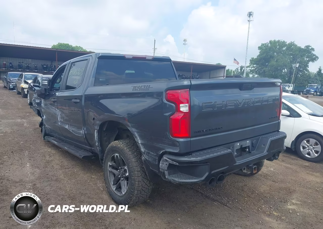 2021 Chevrolet Silverado 1500 4Wd Short Bed Custom Trail Boss VIN:1GCPYCEF8MZ198396 - 3