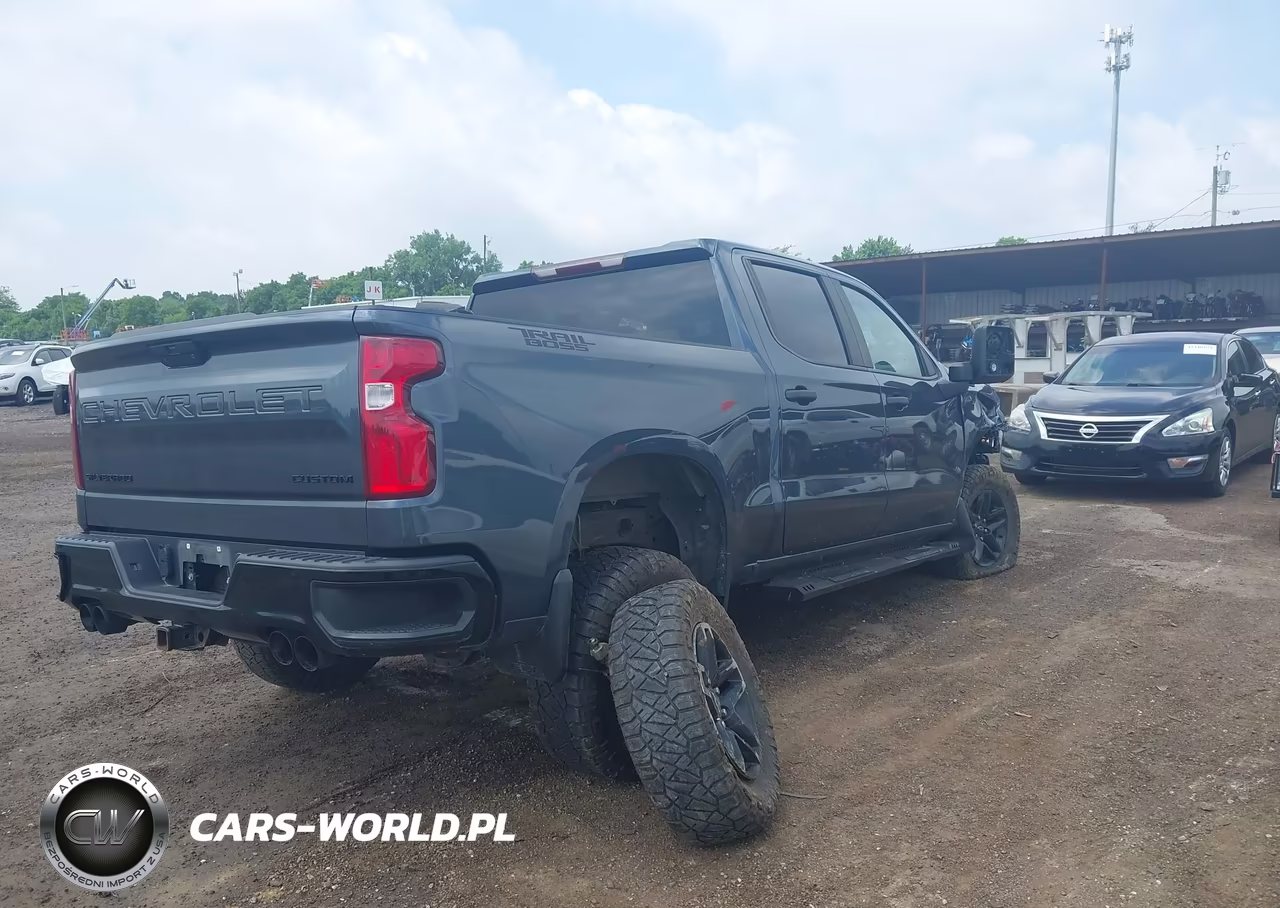 2021 Chevrolet Silverado 1500 4Wd Short Bed Custom Trail Boss VIN:1GCPYCEF8MZ198396 - 4