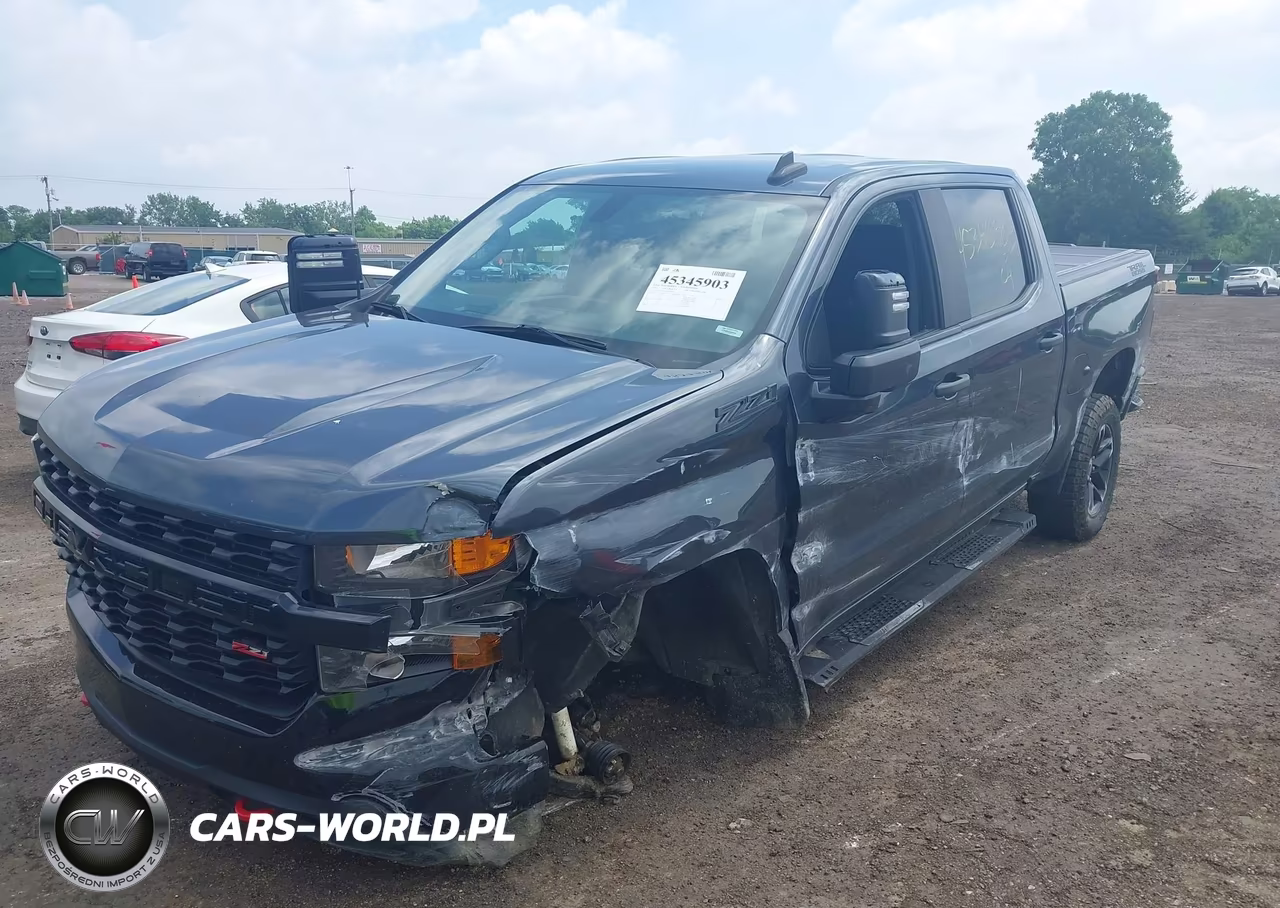 2021 Chevrolet Silverado 1500 4Wd Short Bed Custom Trail Boss VIN:1GCPYCEF8MZ198396 - 6