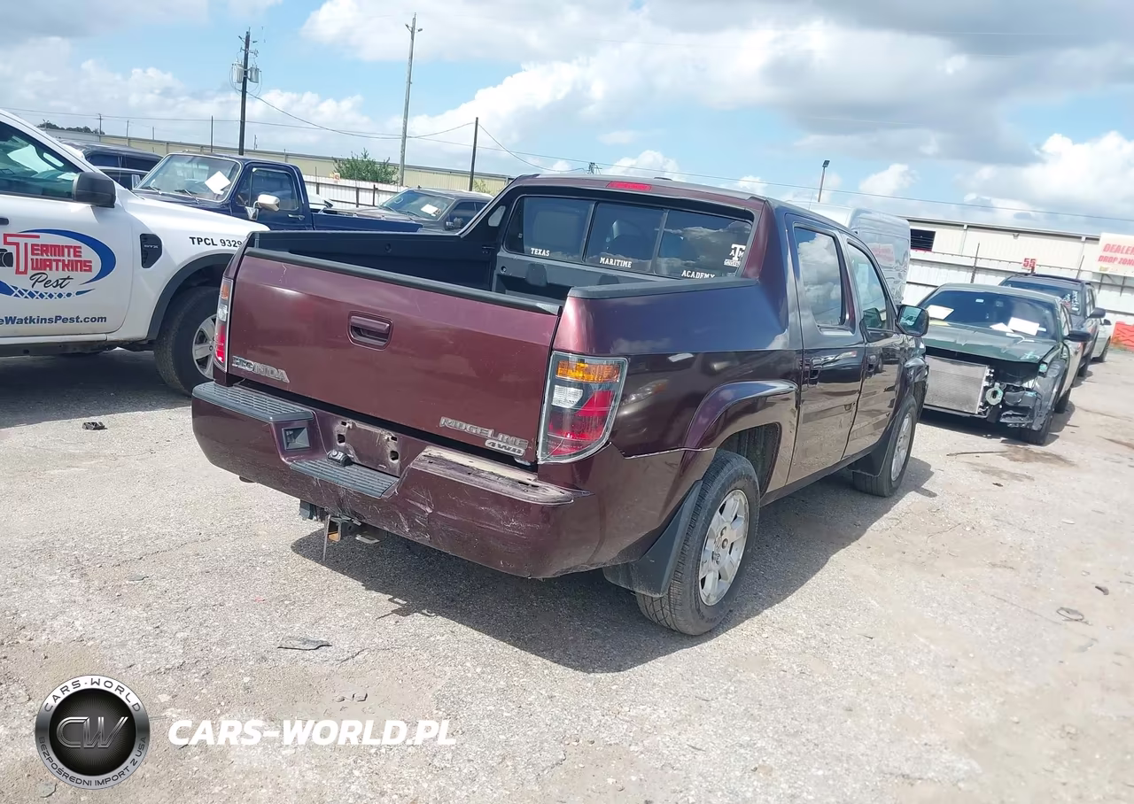 2008 Honda Ridgeline Rtl VIN:2HJYK16598H539564 - 4