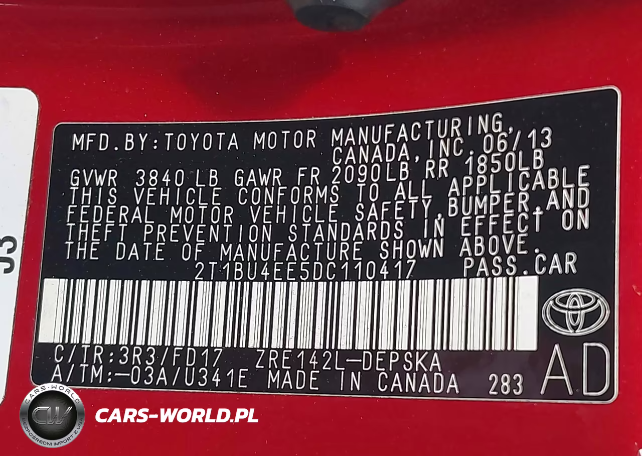2013 Toyota Corolla S VIN:2T1BU4EE5DC110417 - 9