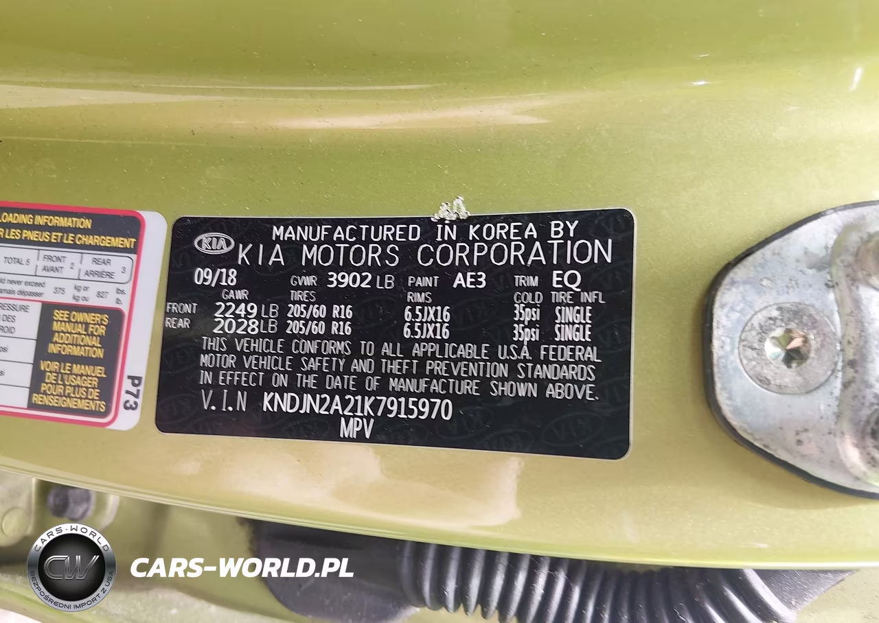 2019 Kia Soul VIN:KNDJN2A21K7915970 - 9