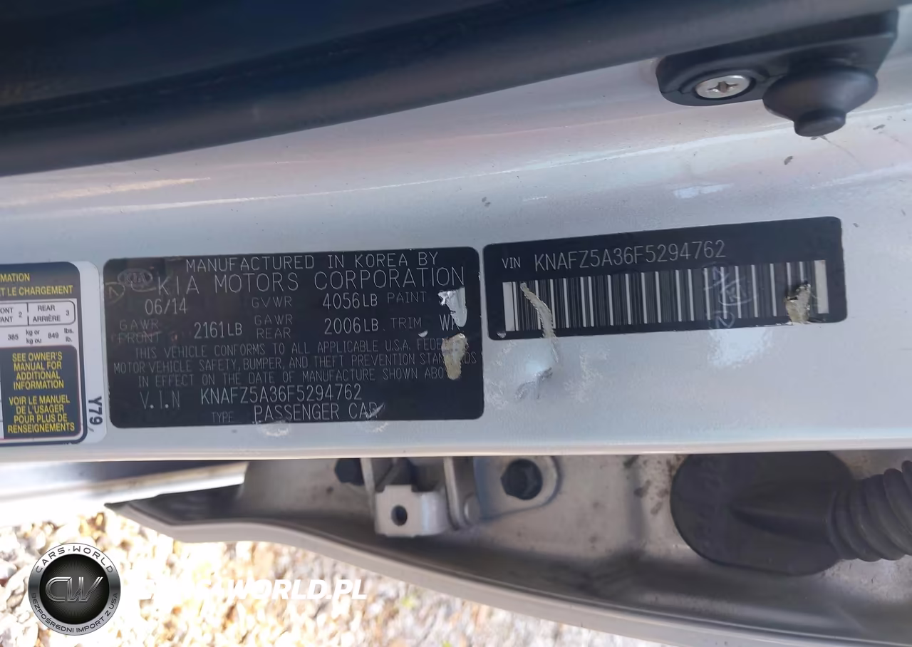 2015 Kia Forte Sx VIN:KNAFZ5A36F5294762 - 9